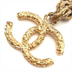 Chanel CC Logo Lava Magma Gold Key Holder Key — view 4