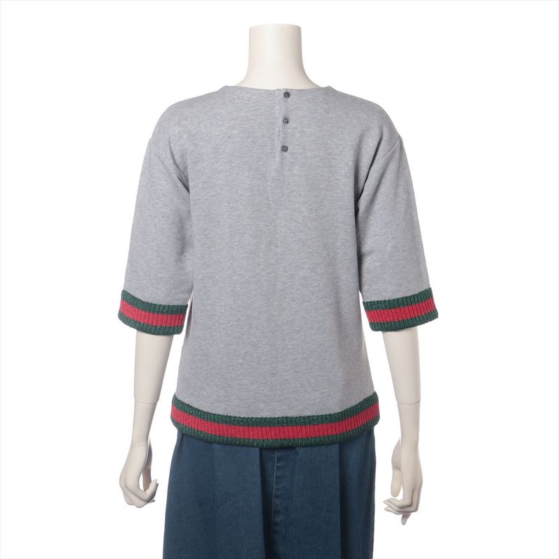Gucci Cotton Trainers Kids 12 Grey — view 2