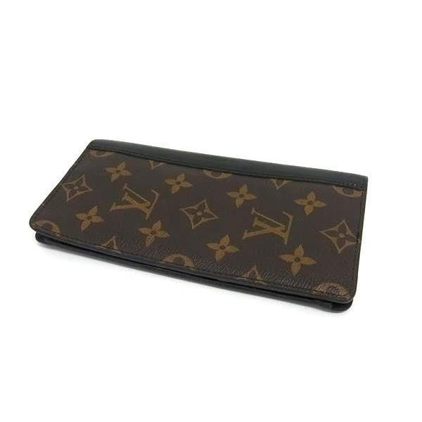 Louis Vuitton Long Wallet Monogram Macassar Portefeuille Tanon Brown — view 3
