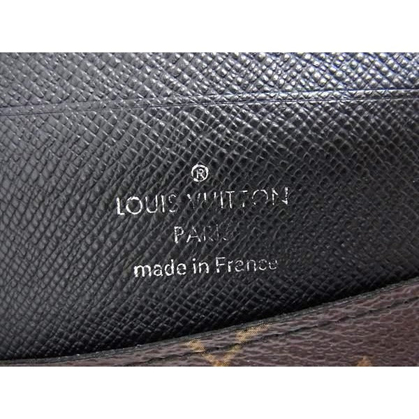 Louis Vuitton Long Wallet Monogram Macassar Portefeuille Tanon Brown — view 7