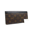 Louis Vuitton Long Wallet Monogram Macassar Portefeuille Tanon Brown