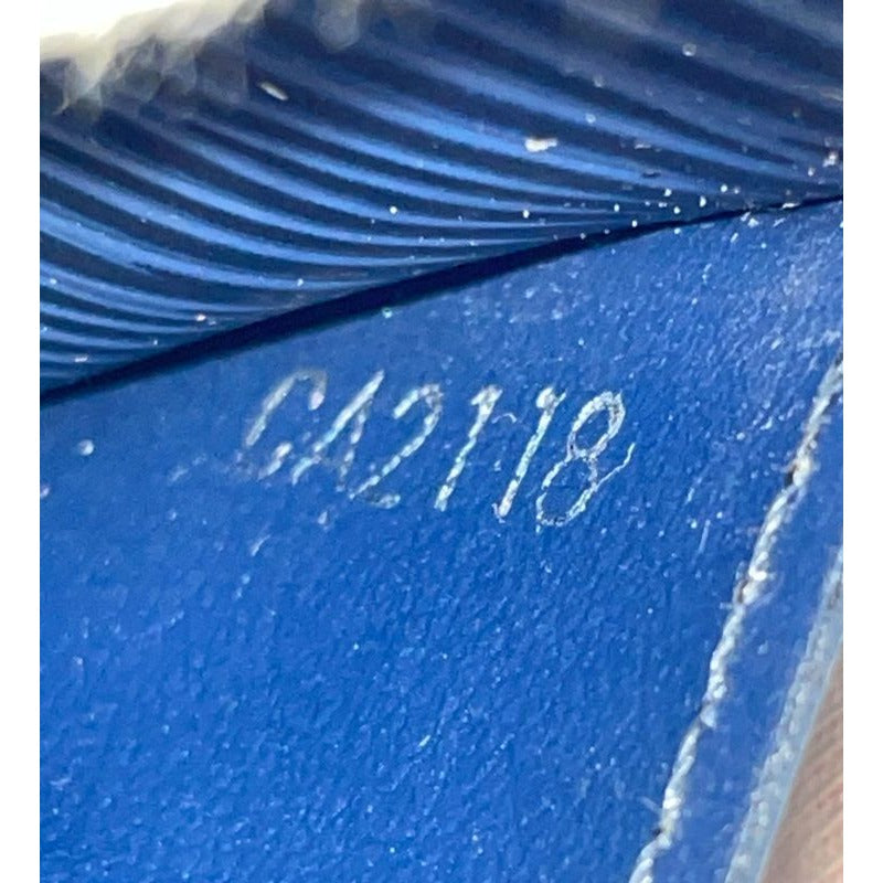 Louis Vuitton Epi Portefeuille Sarah Long Wallet Andigo Blue — view 2