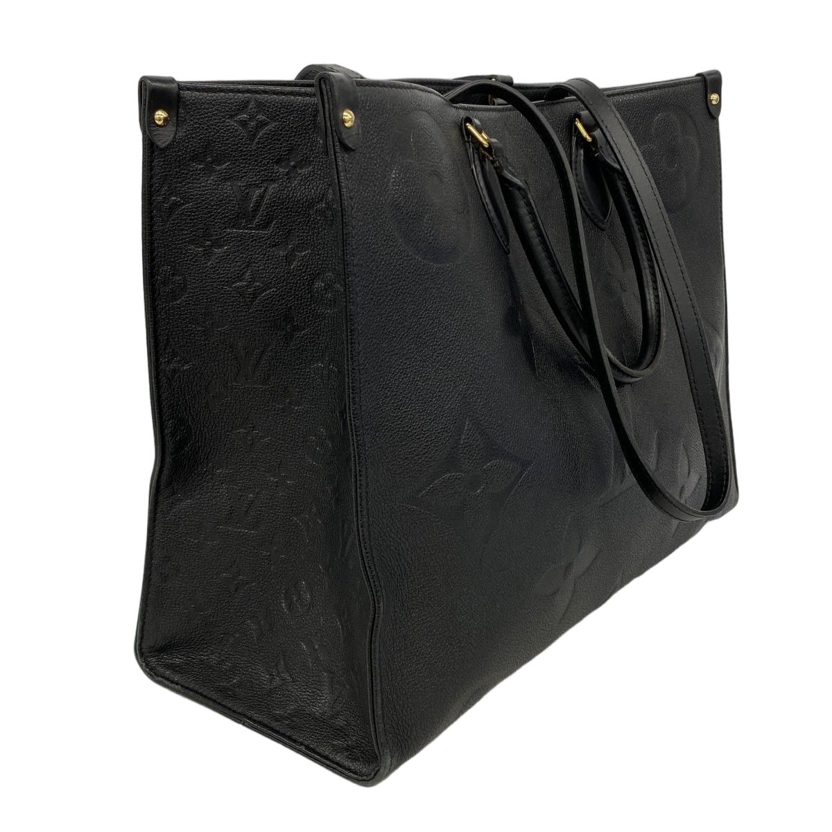 Louis Vuitton Tote Monogram Empreinte On The Go GM Noir 2-Way — view 2