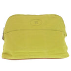 Hermes Bolide 25 mm Canvas Yellow Pouch Bag 0157 — view 2