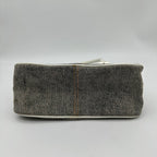 Fendi Color Combination Denim Leather Box Shoulder Bag — view 8