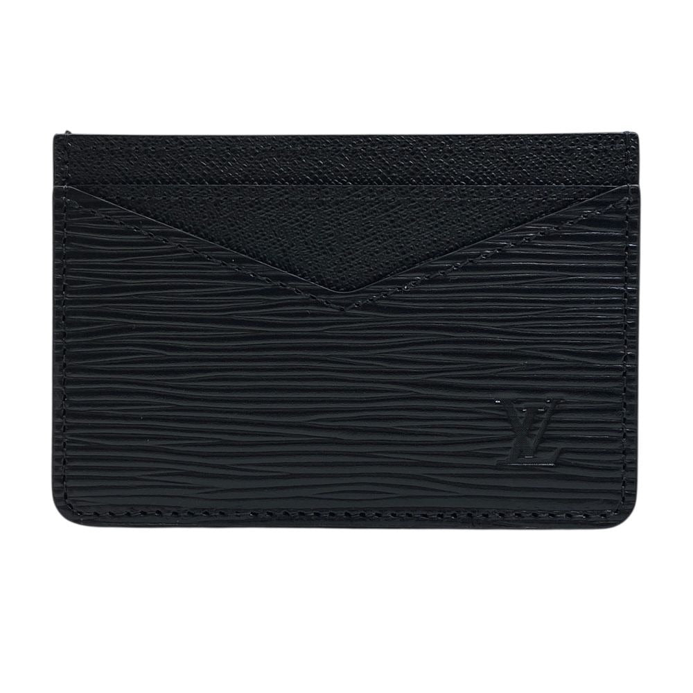 Louis Vuitton Neo Card Holder Case Compact Epi Leather Black Sophistication