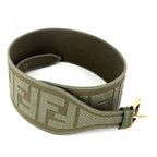 Fendi Belt FF Logo Fashion Item Thick Small 85 34 Size Canvas — view 3