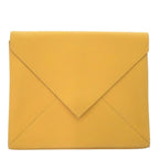 Hermes Courchevel Yellow Clutch