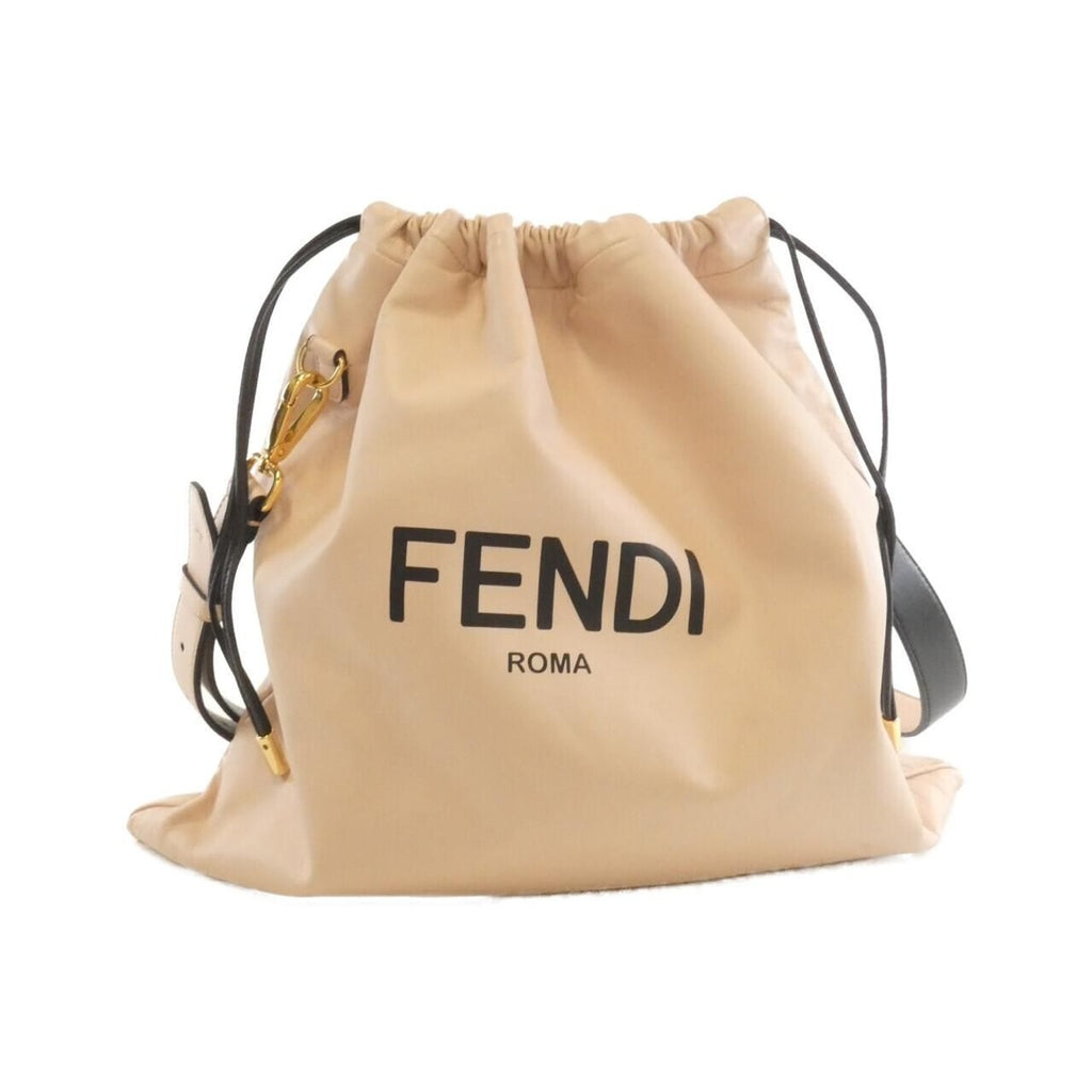 Fendi Shoulder Bag Leather Pink