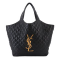 Saint Laurent Icare Maxi Shopping Tote Leather Black