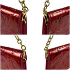 Louis Vuitton Sunset Boulevard Pouch Mini Shoulder Bag Chain Wallet Red Pomme D'amour — view 5