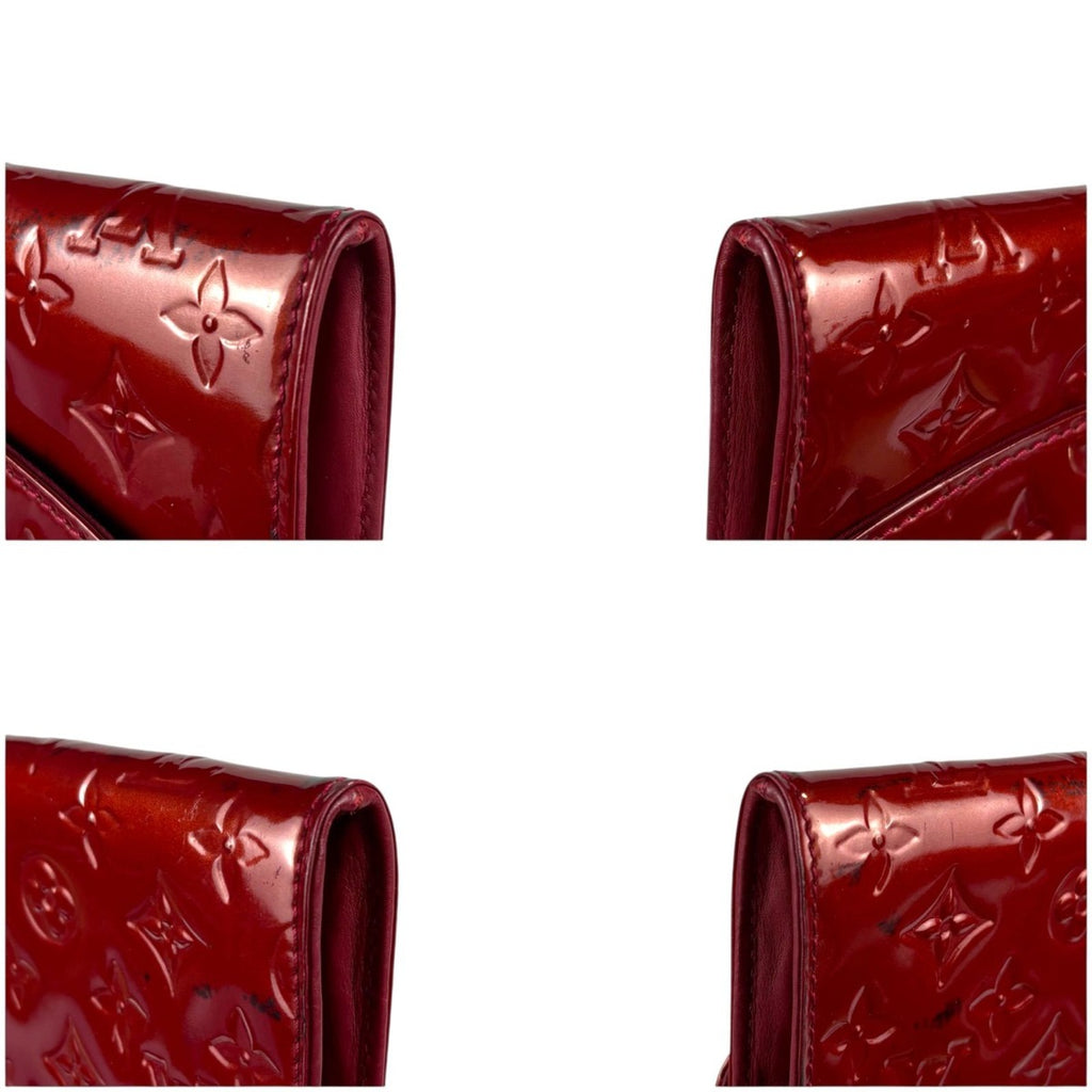 Louis Vuitton Sunset Boulevard Pouch Mini Shoulder Bag Chain Wallet Red Pomme D'amour — view 6