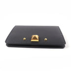 Hermes Medle Card Case Vo Madame Gold Black — view 4
