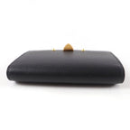 Hermes Medle Card Case Vo Madame Gold Black — view 5