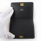 Hermes Medle Card Case Vo Madame Gold Black — view 6