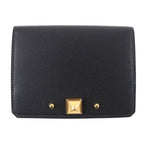 Hermes Medle Card Case Vo Madame Gold Black