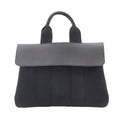 Hermes Valparaiso PM Hand Bag Toilet Blanc Leather Black Silver