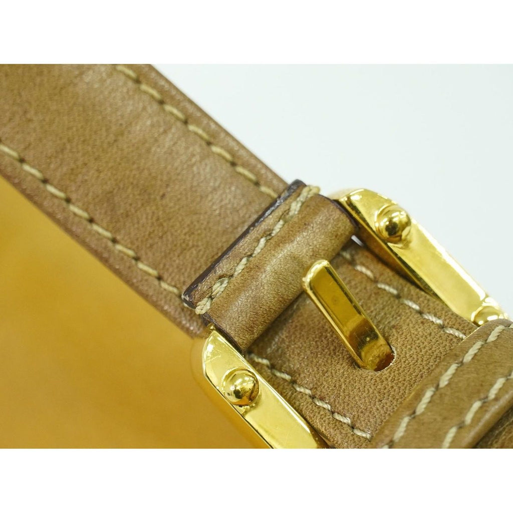 Loewe Anagram Handbag Leather Light Brown Bag — view 6