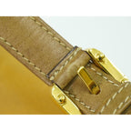 Loewe Anagram Handbag Leather Light Brown Bag — view 6