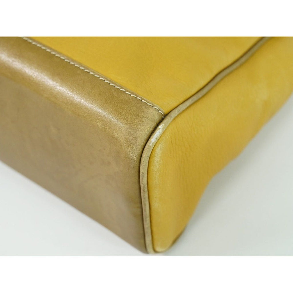 Loewe Anagram Handbag Leather Light Brown Bag — view 7