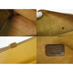 Loewe Anagram Handbag Leather Light Brown Bag — view 9