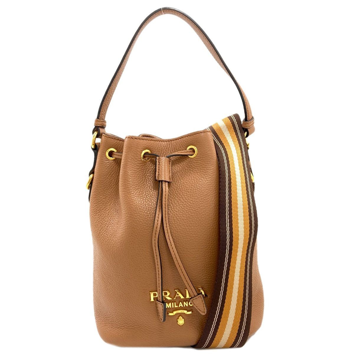 Prada 2-Way Handbag Leather