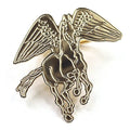 Hermes Scarf Ring Pegase Gravais Brass Permanent Yellow
