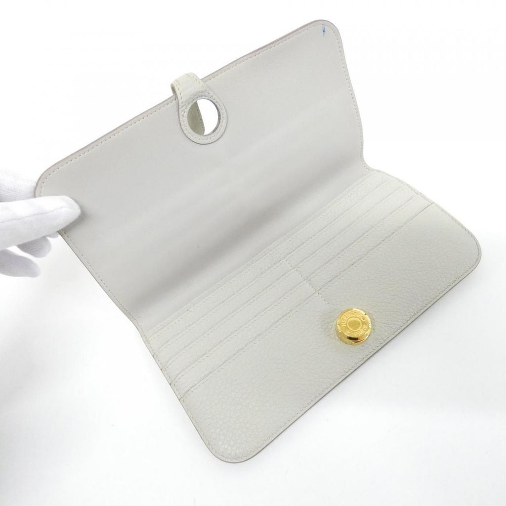 Hermes Dogon Wallet Gold Gris Perlee — view 8