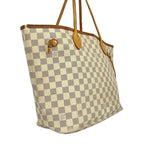 Louis Vuitton Tote Damier Azur Neverfull White — view 2