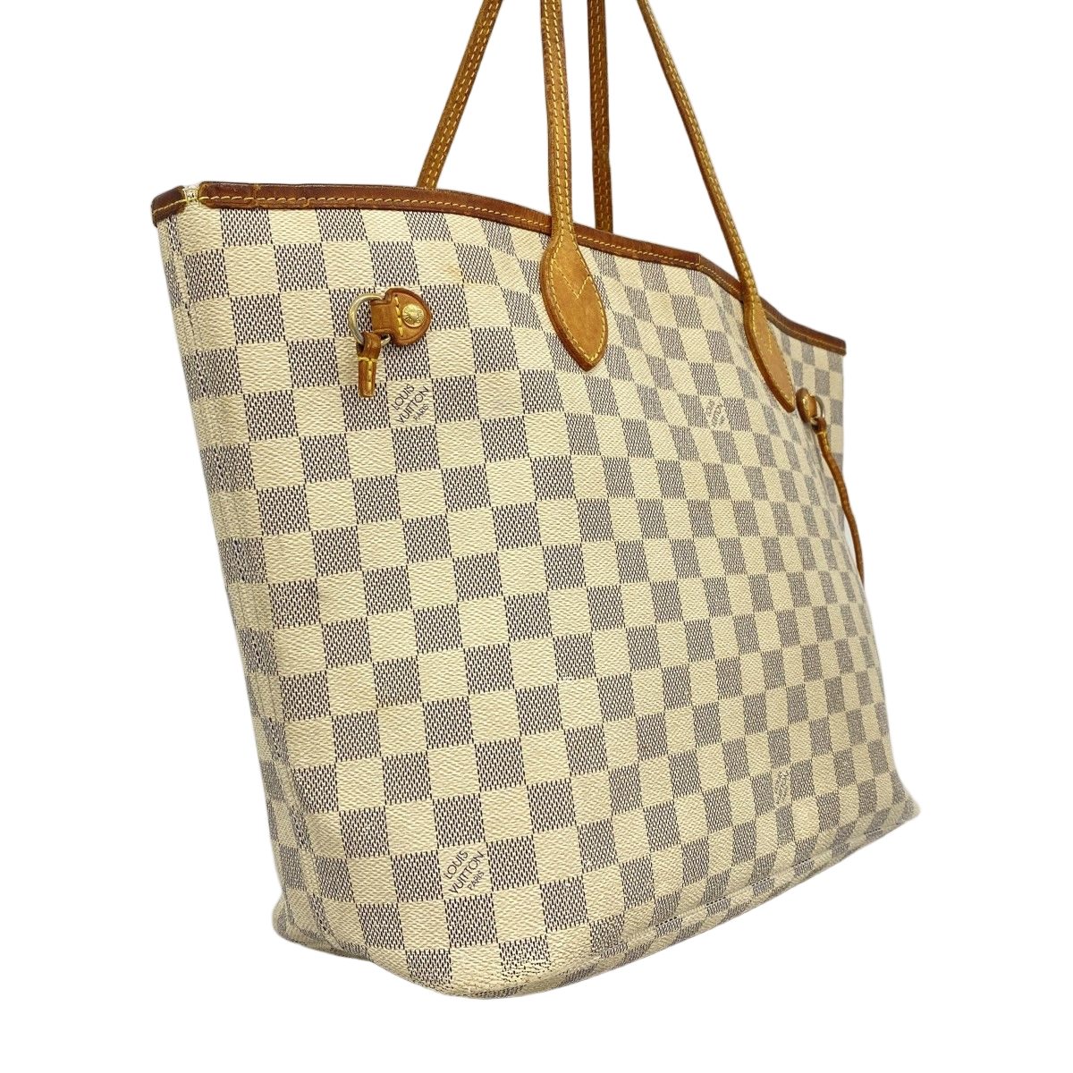 Louis Vuitton Tote Damier Azur Neverfull White — view 2