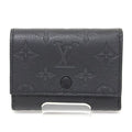 Louis Vuitton Victor Wallet Monogram Shadow Leather Black Trifold