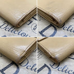 Chanel Wallet Coco Button Hook Bifold Beige Card Billfold — view 8