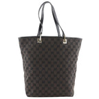 Gucci 002.1098 GG Canvas Brown Tote Bag