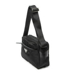 Prada Front Zip Camera Crossbody Black Nylon Canvas — view 2