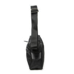 Prada Front Zip Camera Crossbody Black Nylon Canvas — view 3