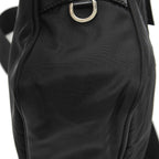 Prada Front Zip Camera Crossbody Black Nylon Canvas — view 7