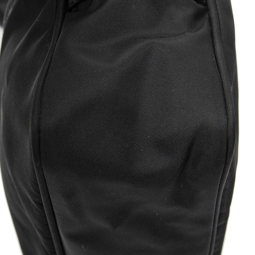 Prada Front Zip Camera Crossbody Black Nylon Canvas — view 8