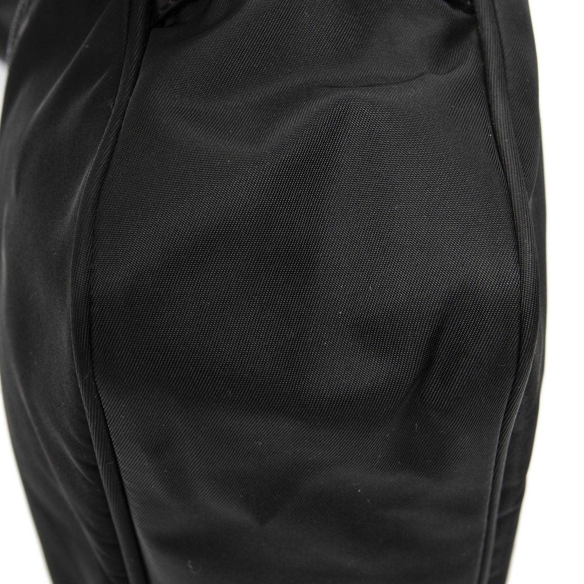 Prada Front Zip Camera Crossbody Black Nylon Canvas — view 8