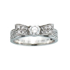 Chanel Ring Ribbon 18k White Gold Diamond — view 2