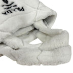 Prada Quilt Shearling Tote Mouton White — view 7