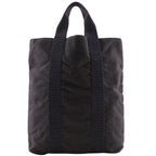Hermes Her Line Cabas Tote Bag Nylon Canvas Gray Handbag — view 2