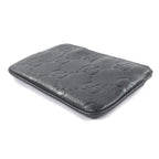 Gucci Leather GG Emblem Key Pouch Coin Case Black Gold Box Stora — view 4