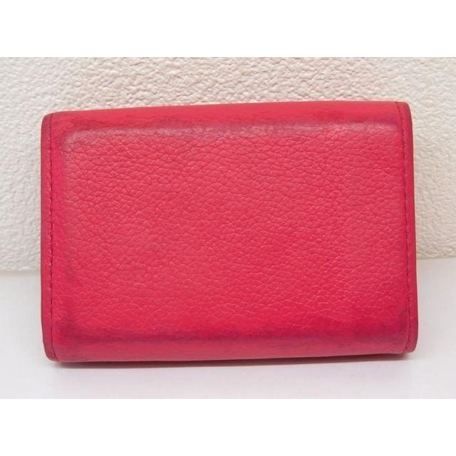Louis Vuitton Ub5200 Portefeuille Lock Mini Trifold Compact Wallet Pink — view 2