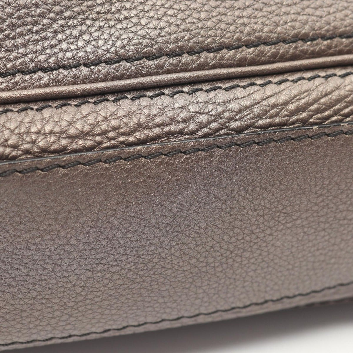 Celine Shoulder Bag Bronze Leather — view 6