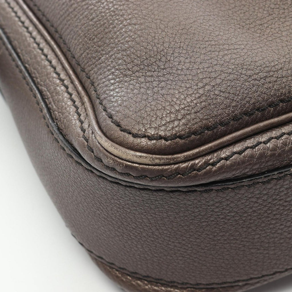 Celine Shoulder Bag Bronze Leather — view 8