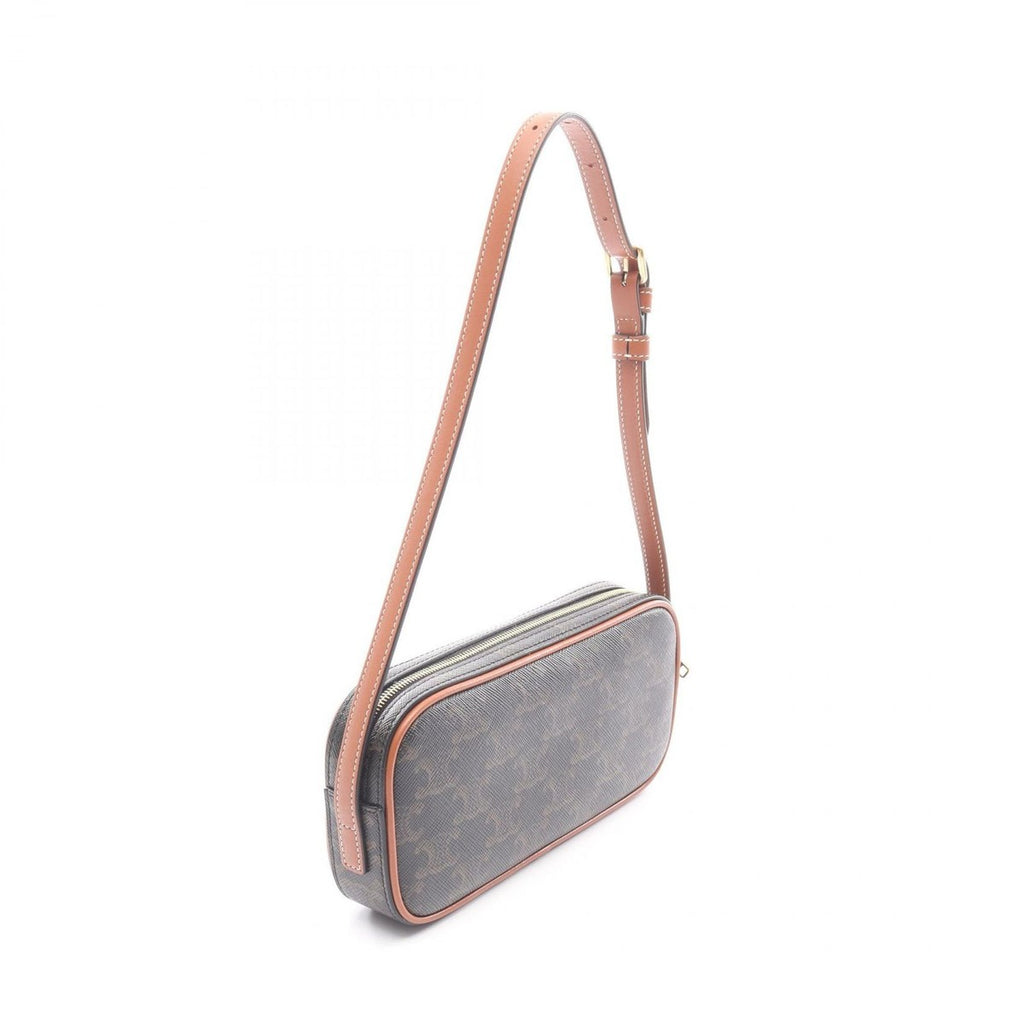 Celine Shoulder Bag Cuill Triomphe Mini Black Multi — view 2