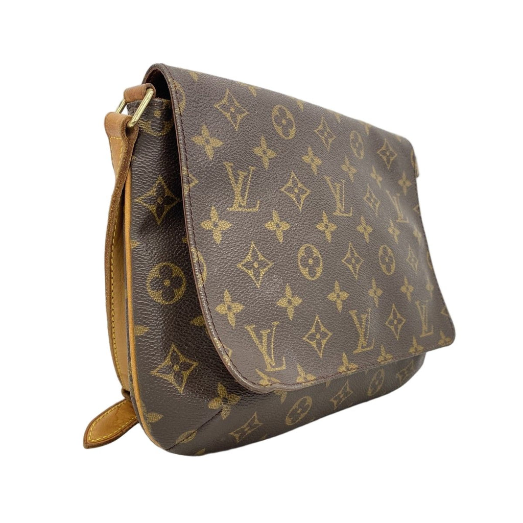 Louis Vuitton Shoulder Bag Monogram Musette Tango Short Strap Brown — view 2