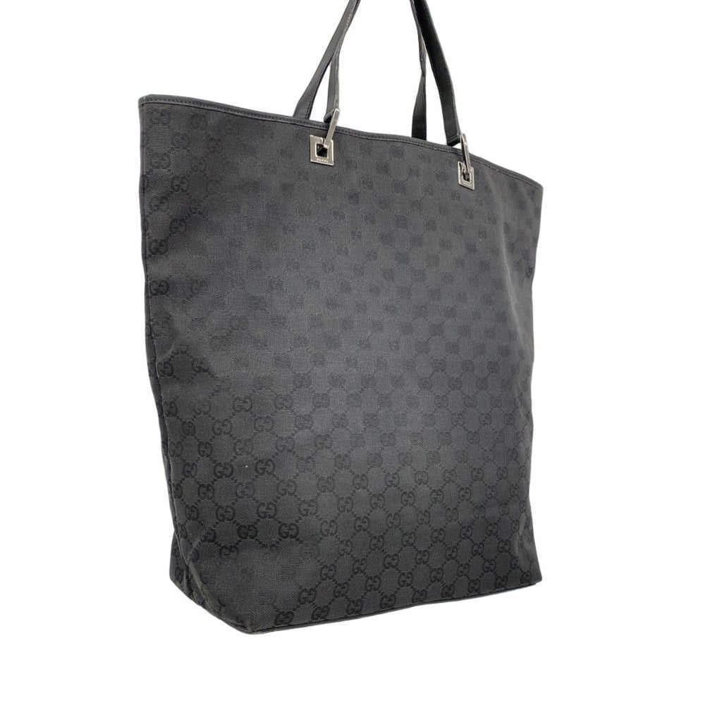 Gucci Tote GG Canvas Black Silver — view 2