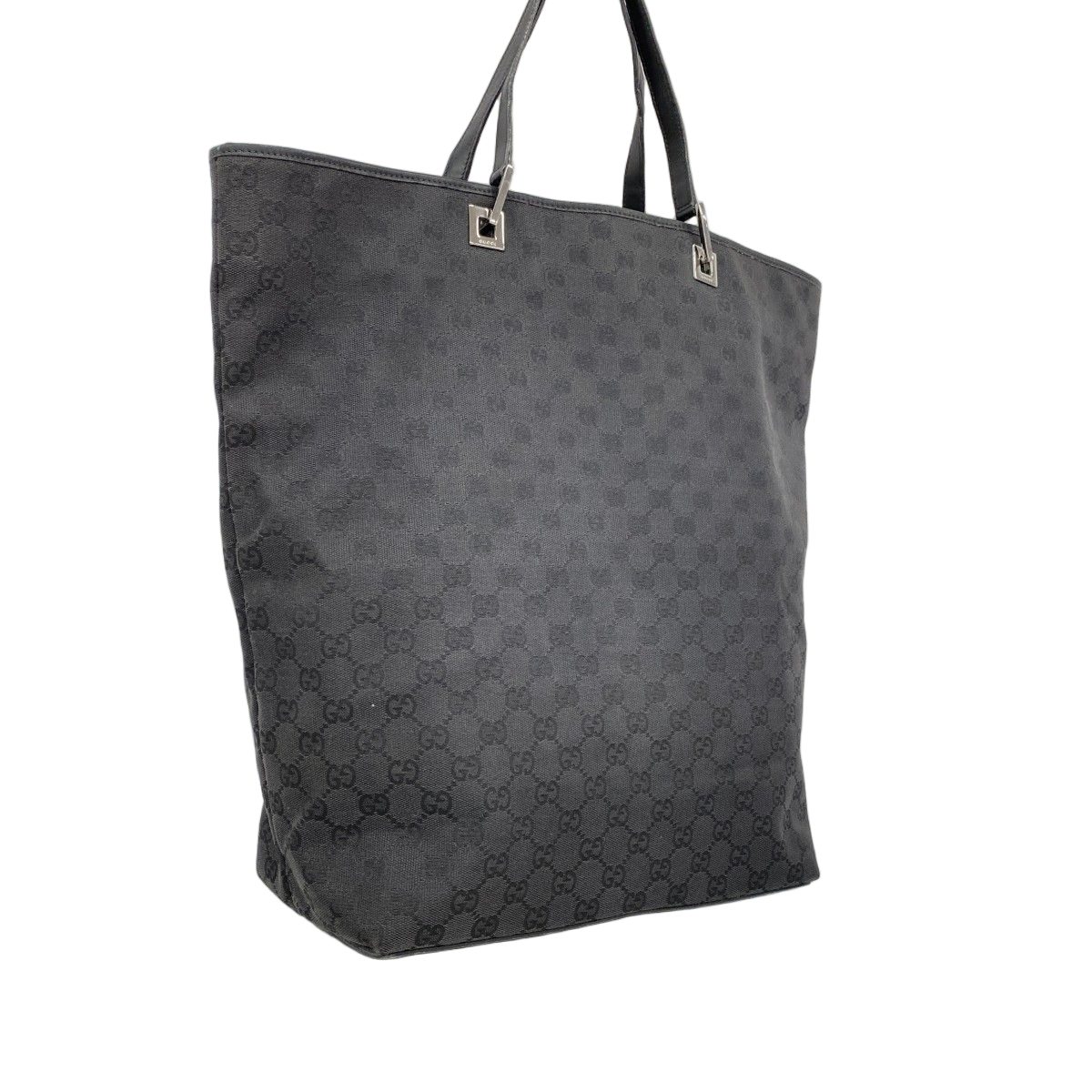 Gucci Tote GG Canvas Black Silver — view 2