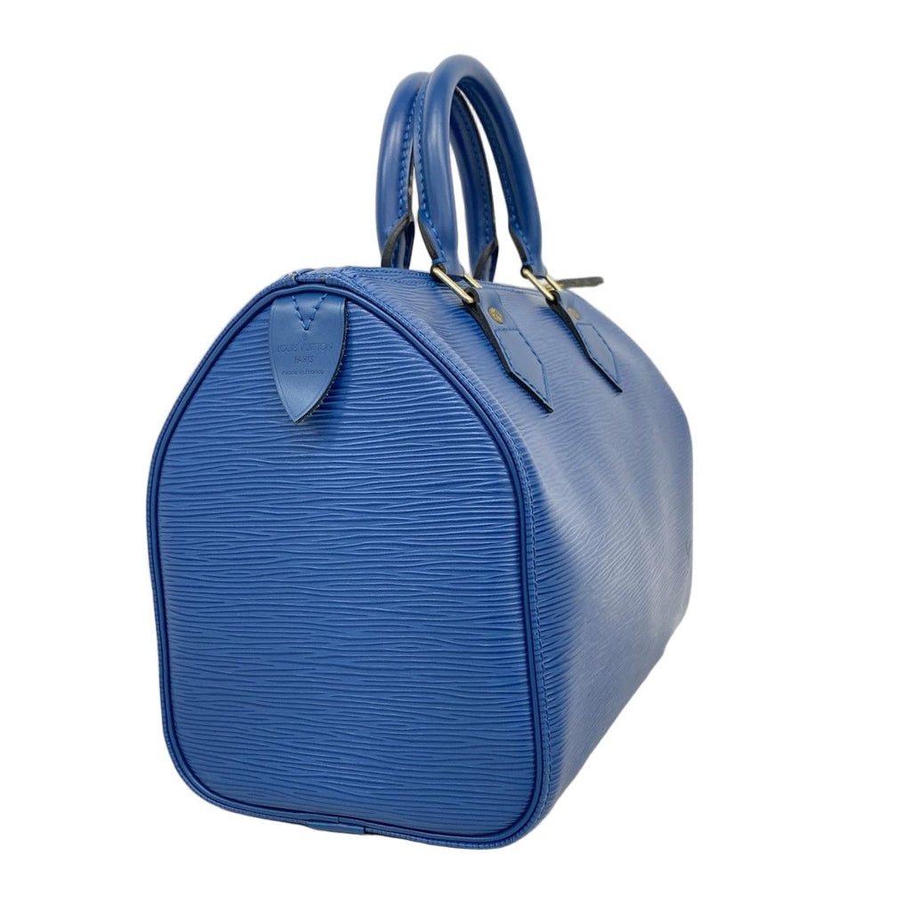 Louis Vuitton Handbag Epi Speedy 25 Toledo Blue — view 2